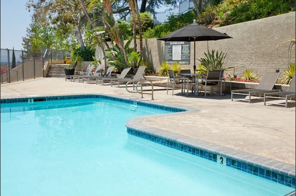 Granada Hills Luxury Apartments 11611 Blucher Avenue Exterior Pool